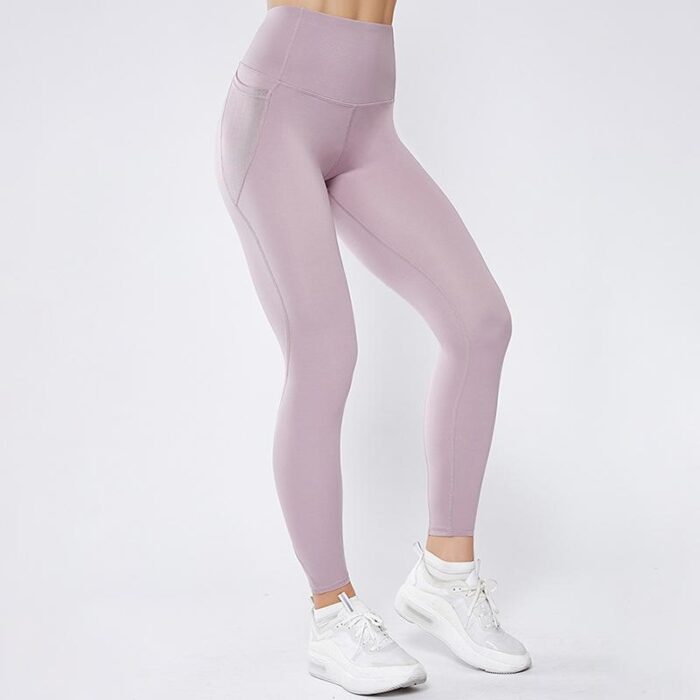 High Waist Full Length Leggings for women with High Impact Core Support –  Lavender – MICHELLE SALINS