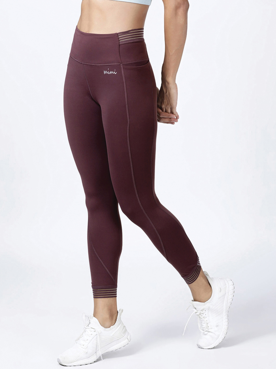 Price: 13279.00 Rs ALONG FIT Sexy Yoga Pants Sheer Side Mesh with