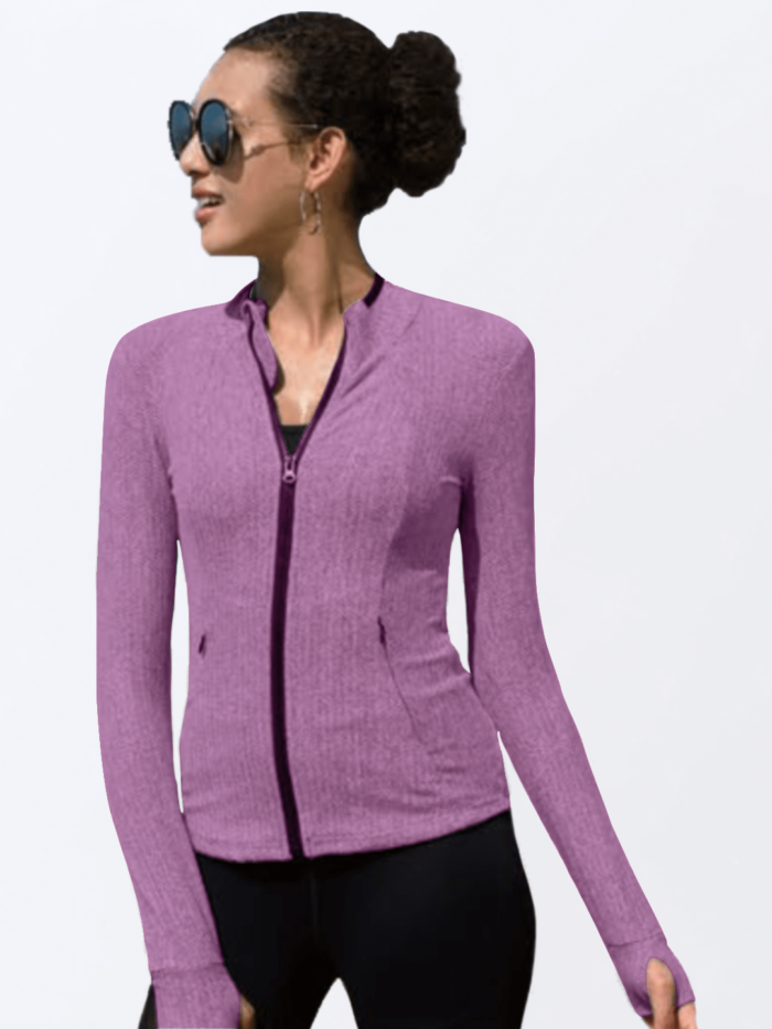 Mimi by Michelle Salins Active Zipper Jacket For Women