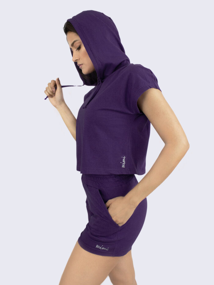 Mimi by Michelle Salins Extra-Soft Comfortable Hoodie For Women - Orchid Purple