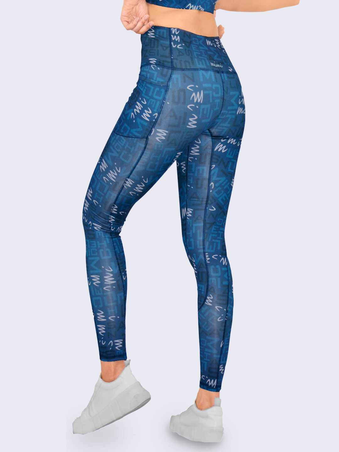 Logomania Print Full Length Logo Leggings for Women – MICHELLE SALINS